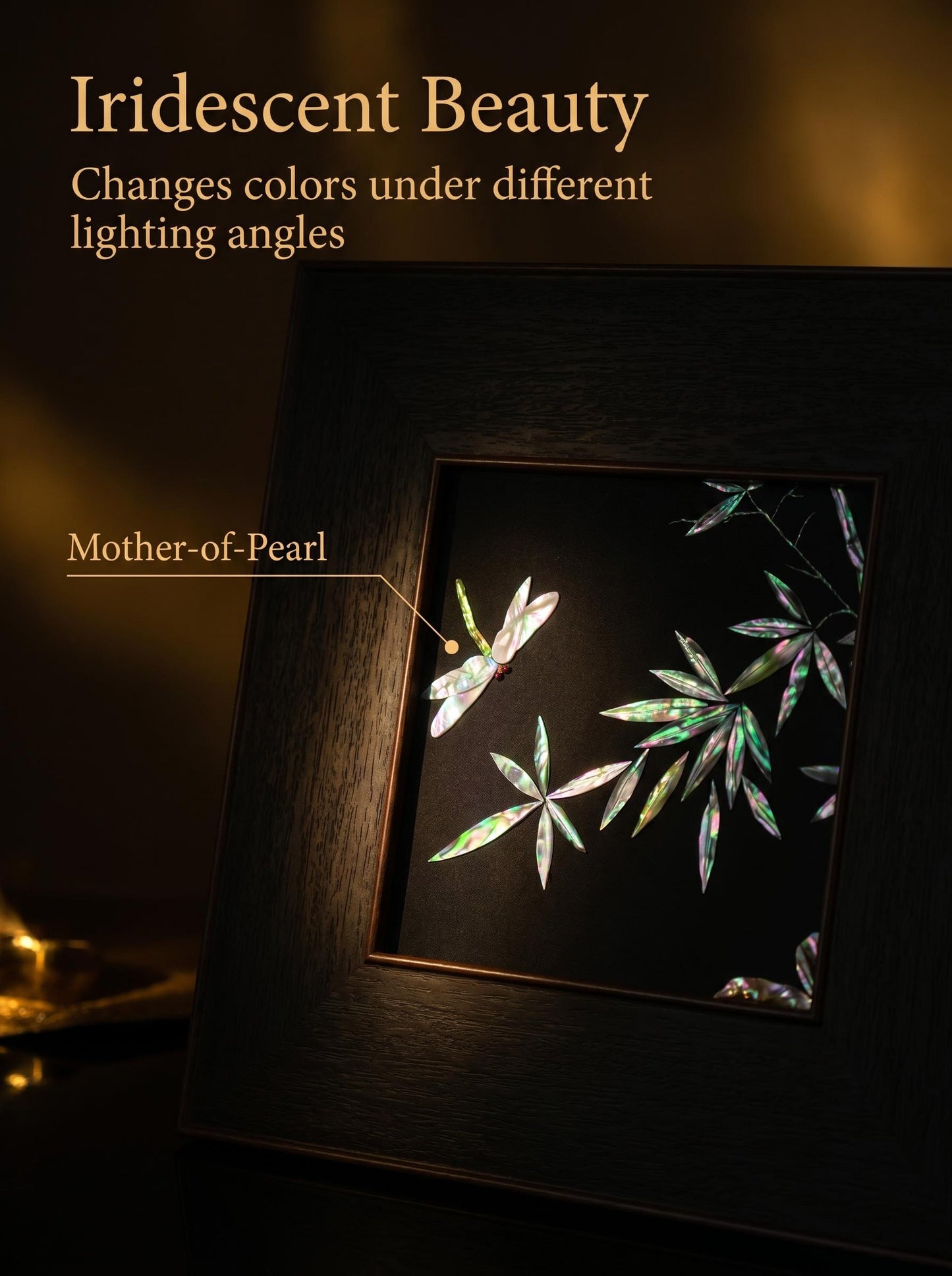 Luxury 3D Green Abalone Shell Bamboo Artwork for Modern Zen Home Decor and Japandi Living Room
Premium Green Jadeite Bamboo Shell Mosaic Inlay Picture, Unique Handcrafted Housewarming Gift